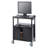 Adjustable Mobile AV Cart with Locking Cabinet
