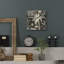 Art mural en métal Latitude Run® «Vintage Textile 1» par Suzanne Nicoll-1144687646