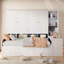 Lit de jour en bois avec trois tiroirs, armoire tout-en-un, bureau et tablettes-1233972748-1233972743
