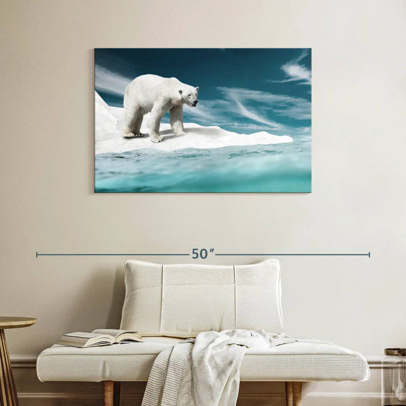 Brampt Ice Bear, 26" H x 39" W