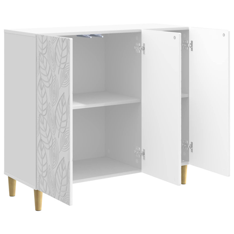 89cm Sideboard, High Gloss White