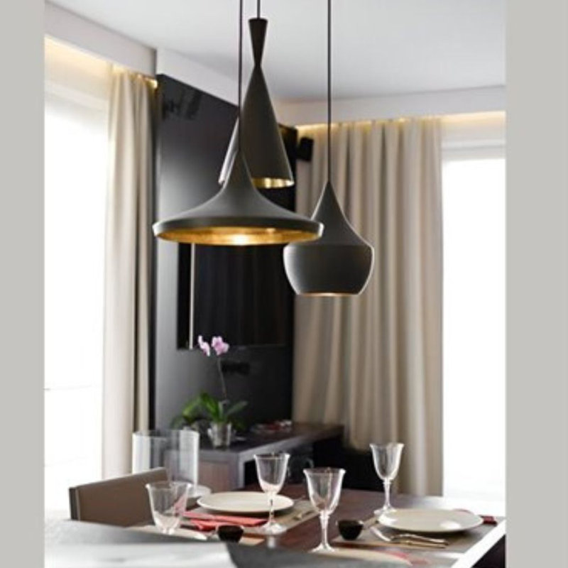 Luminaire suspendu en forme de cloche 3 lumières Alleyne