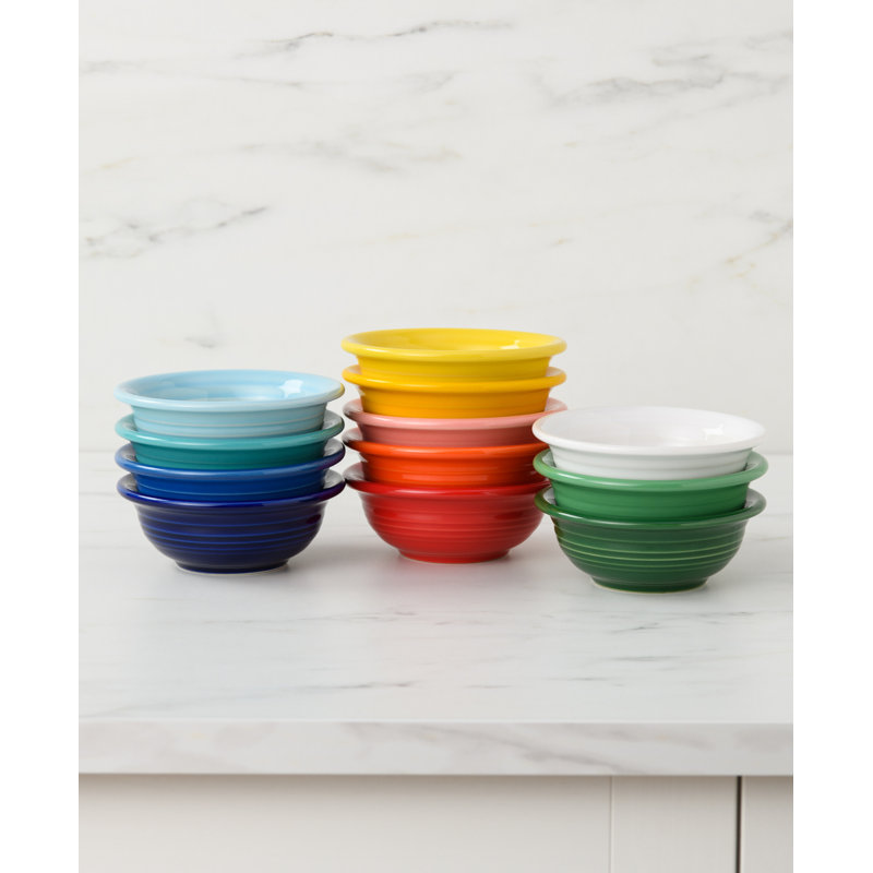 Lapis 9-Ounce Ceramic Fruit/Salsa Bowl - Microwave & Dishwasher Safe