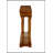 Garrison Oak Finish Console Table with Spacious Shelf and Mid-Post Support for Enhanced Stability and Storage