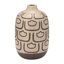 Vase de table en céramique avec motif pour console Modern Modern-1219153663