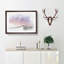 Lilac Sky Above the Mountain - Picture Frame Graphic Art Print-56735055-56735050