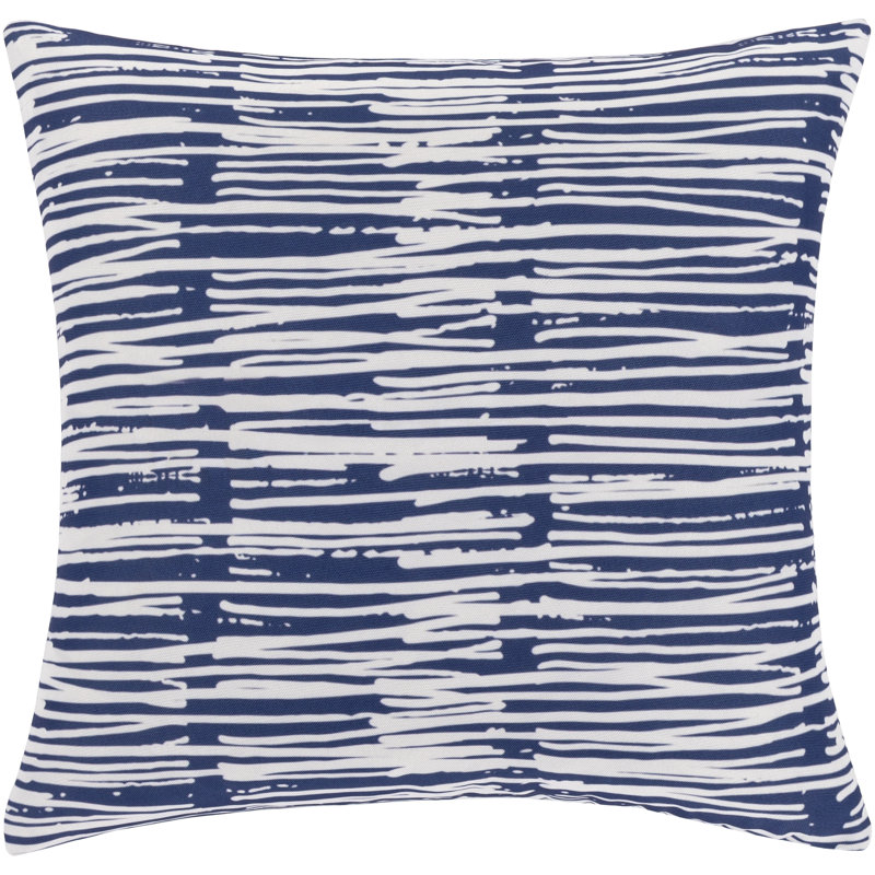 Azora Striped Pillow Cover, 18" x 18", Down