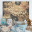 Collage de fleurs de corail blanc et bleu - Corail sous l'eau-1511508725