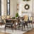 Fabric Upholstered Side Dining Chairs-2120704267