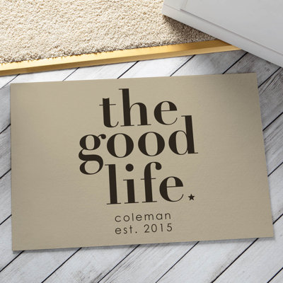 Paillasson d'extérieur 27 po x 18 po Genovese The Good Life