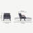 Modern 1-Seat Sofa-Bed, Cream Color | 100% Metal Frame, 100% Polyester Fabric | Dimensions: 26.4 x 26.4 x 16.1 inches | 14-Level Adjustable Backrest, Easy Conversion to Bed, Maximum Weight Capacity: 220 lbs-280009921