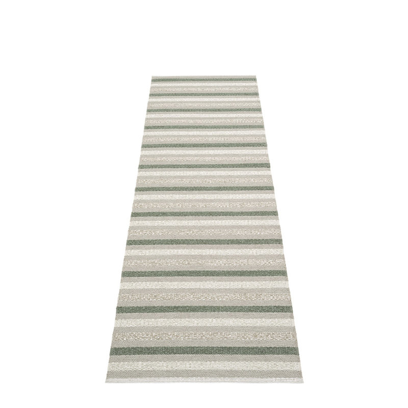 Grace Hand Woven Striped Area Rug, Runner 2'3" x 9'