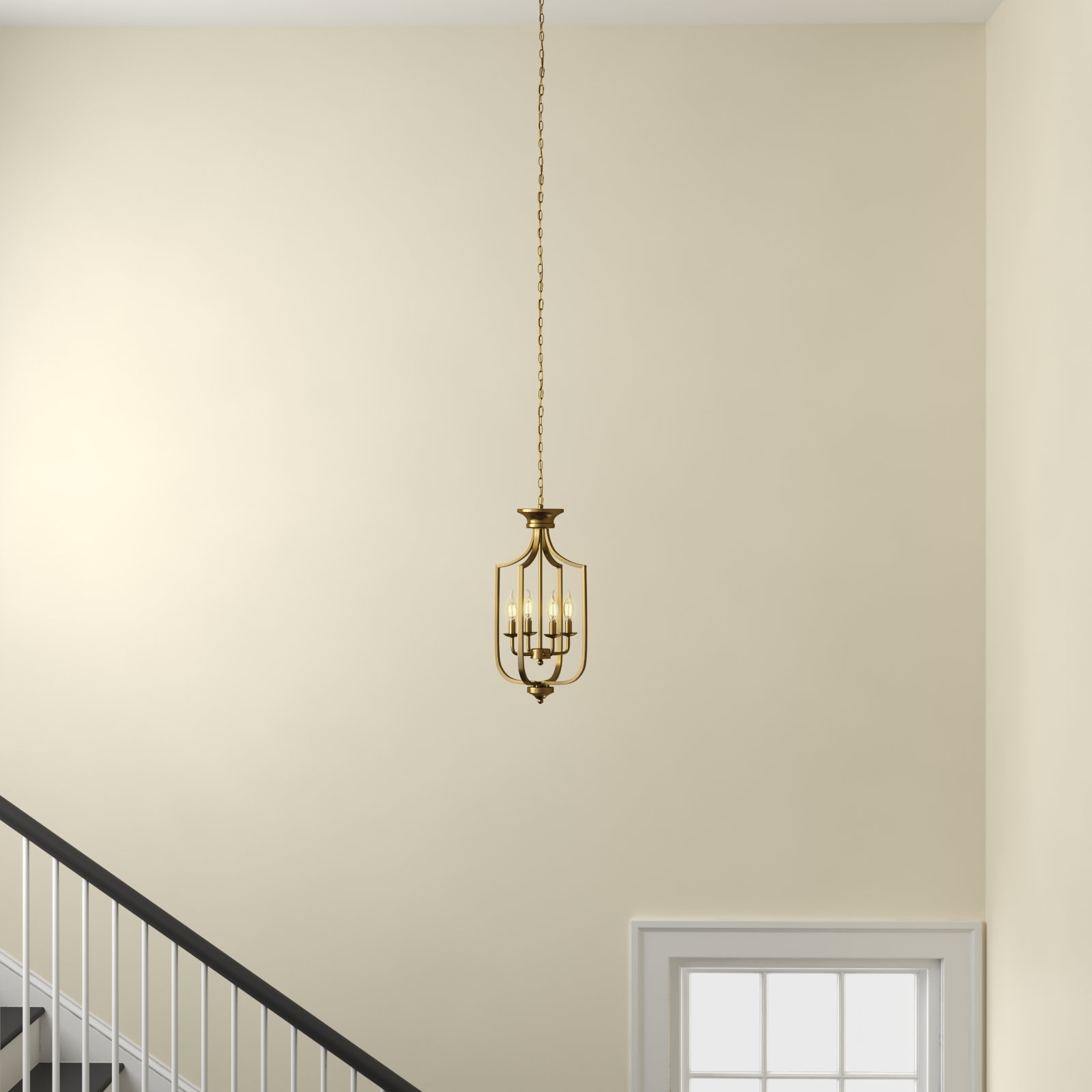 Three Posts™ Baril 4 - Light Dimmable Lantern Empire Chandelier & Reviews |  Wayfair