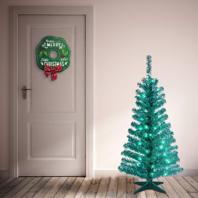 4ft Pre-Lit Artificial Christmas Tree