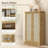 Pantry Cabinet with Adjustable Shelves, Doors