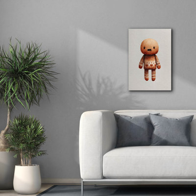  'Knitted Doll' by Ann Klee Canvas Wall Art, 18" x 26"