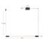 Luminaire suspendu linéaire à DEL à intensité variable de 46 po Vernet-1382779361