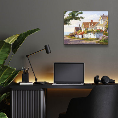  «Balmy Spring Day» par Erin Dertner, art mural en verre acrylique, 16 po x 12 po