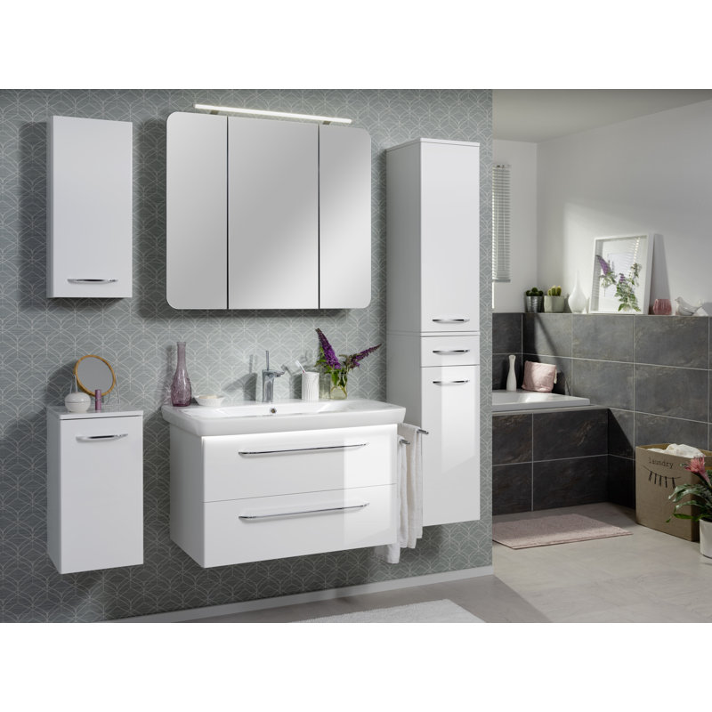 Milano Bathroom Cabinet, White