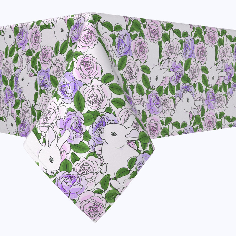 Otega Floral Tablecloth, 90" x 90"