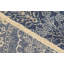 Hand-Knotted High-Quality Blue and Silver Area Rug