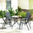4 - Person Wicker Patio Dining Set with Round Table