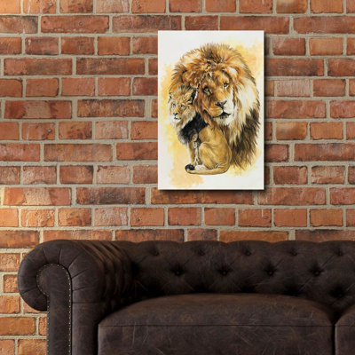 «Protector» par Barbara Keith - peinture sans cadre