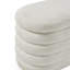 Deaysia 121cm Wide Oval Solid Colour Standard Ottoman with Storage