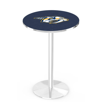 NHL Round Metal Base Dining Table