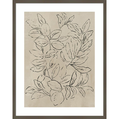 Kimbell "Outlined Leaves II" Print
