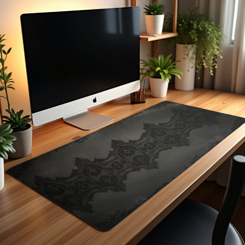 Polyester Desk Pad, 31.5x15.5