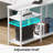 L Shaped Desk with File Drawer and Monitor Stand, Home Office Desk with Power Outlets & LED Lights-2040159576