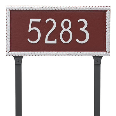 Plaque d'adresse rectangulaire Harrison