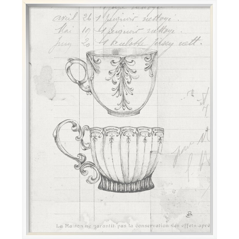 " Authentic Coffee IV " by Daphne Brissonnet, 35" H x 28" W, Wrapped Canvas, No Mat