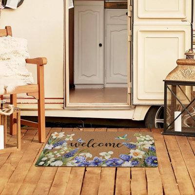 Multicolore - tapis de porte Spring Hummingbird