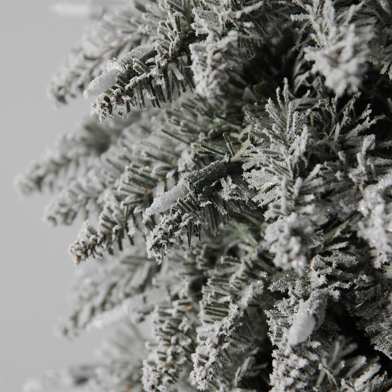 Evergreen Classics Albert Pencil Pine Prelit Christmas Tree, 7' H