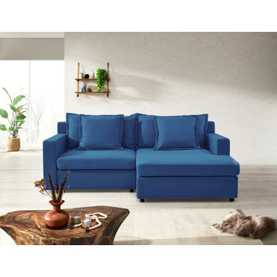 Canapé modulaire en L 84,6 po