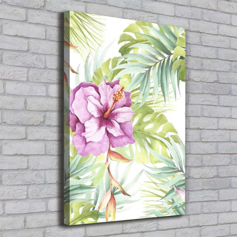 Hawaiian Pattern - Wrapped Canvas Print