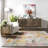 Vita Colorful Abstract Power Loom Performance Yellow/Cream/Pink Rug-318102183