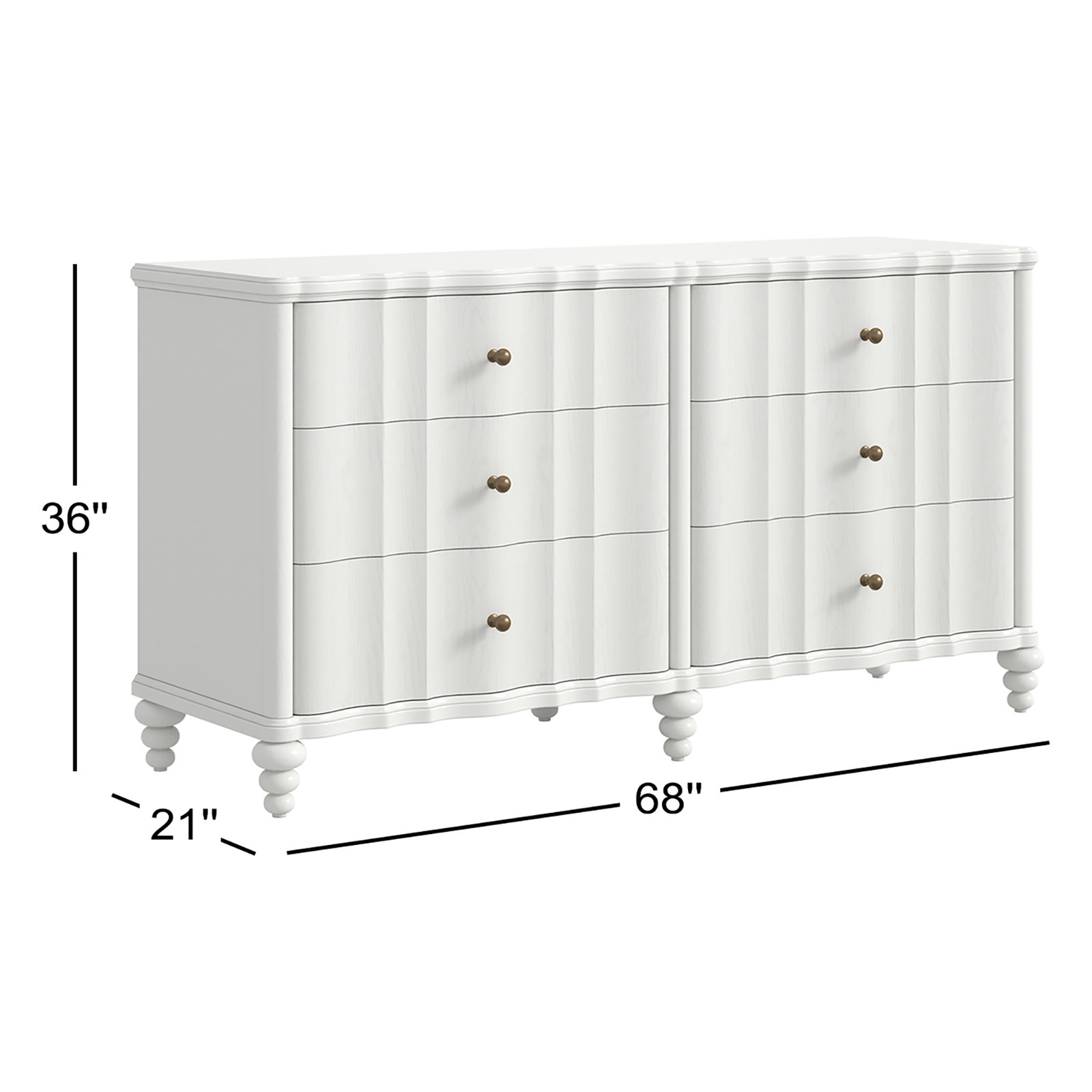 Haven Dresser, White