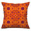 Orange Purple Mandala Pattern Double Sided Throw Pillows