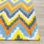 Strock Chevron Cotton Hand Woven Area Rug-12827376