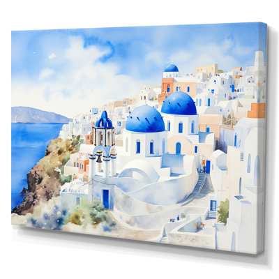 Greece Santorini Landscape IV - Greece Wall Art