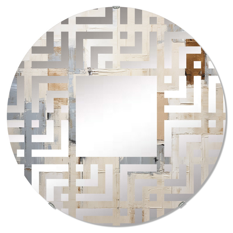 Miroir d'appoint Simplicity Western IV, 31,4 po x 31,4 po