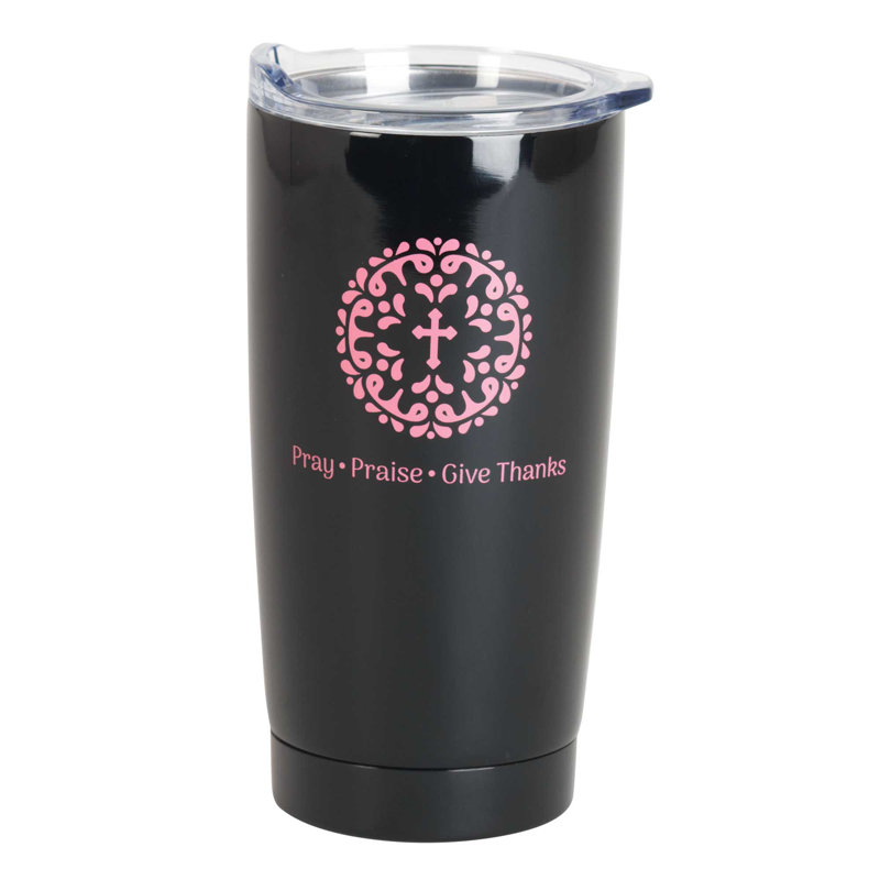 Gobelet Pray Louange donner noir 20 oz