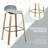 Bastiana Counter Stool with Metal Frame-771653969
