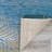 Waddington Floral Palms Ocean Blue Indoor Outdoor Runner Rug-748626956