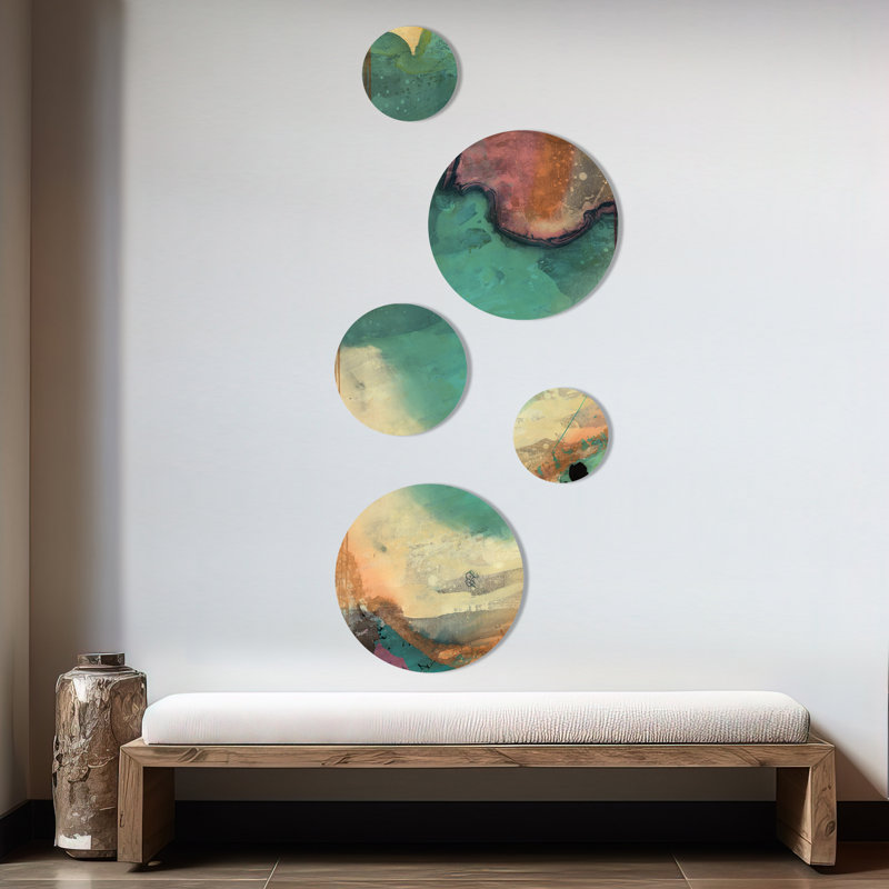 Abstract Wall Decor on Metal