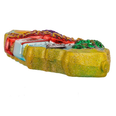 6.5'' Glass Hanging Figurine Ornament