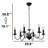 Adjustable Height Candle/Traditional Style Chandelier